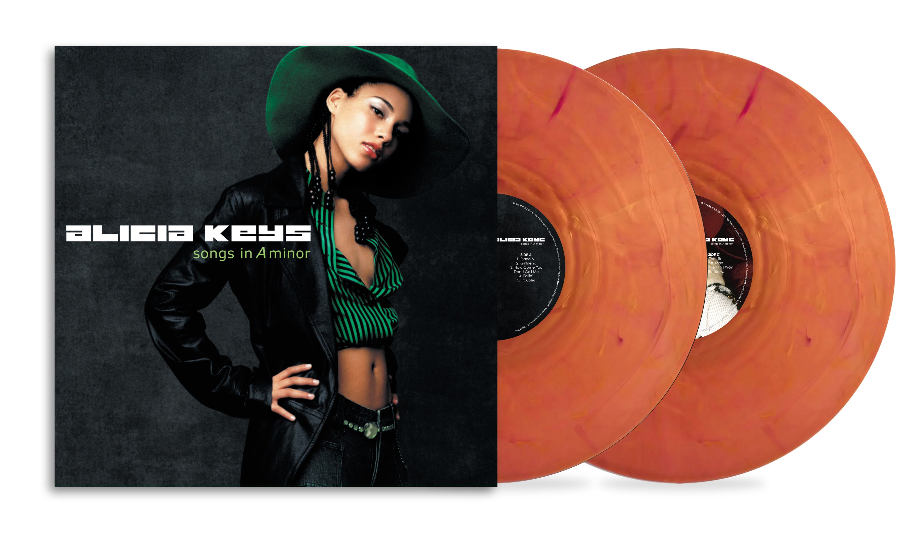 Alicia Keys, Songs In A Minor (25th Anniversary) (2LP orange marble vinyl)