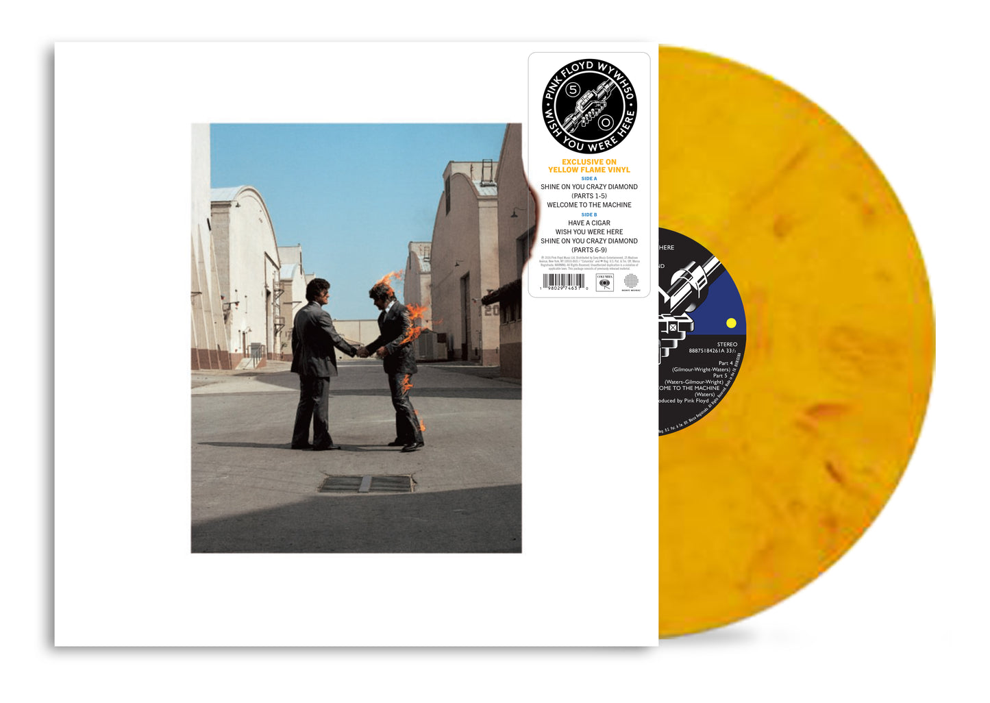 Pink Floyd, Wish You Were Here (50th Anniversary - Exclusive Color Vinyl) (1LP)