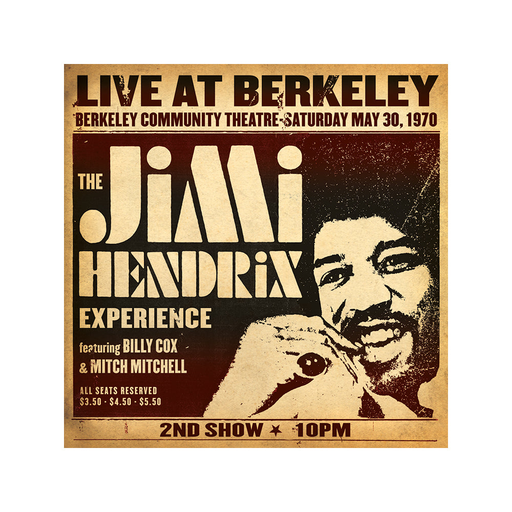 The Jimi Hendrix Experience - Live At Berkeley (May 30, 1970 - 2nd Show, 10PM) (2 LP)